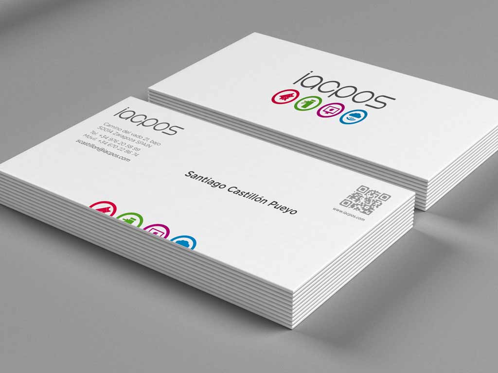Diseño de tarjetas Diseño marca, branding IACPOS